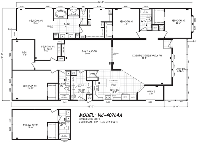 Pinnacle 40764A Manufactured Home from Cavco West, Pahrump, NV | Cavco ...