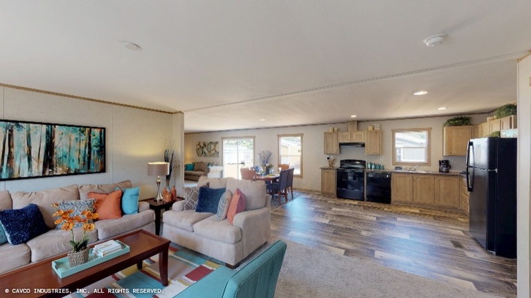 Northface 28664A | 4 bedroom, 2 bathroom, 1760 sqft home. Built by Cavco - Lancaster in Lancaster, TX.