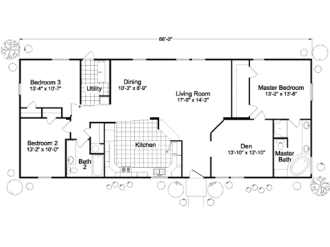 Truman III | 3 bedroom, 2 bathroom, 1782 sqft home | Built by Cavco - Millersburg in Millersburg, OR.