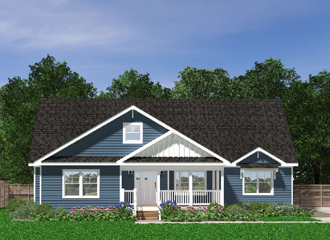 Logan | 3 bedroom, 2 bathroom, 2058 sqft home | Built by Cavco - Martinsville in Martinsville, VA.