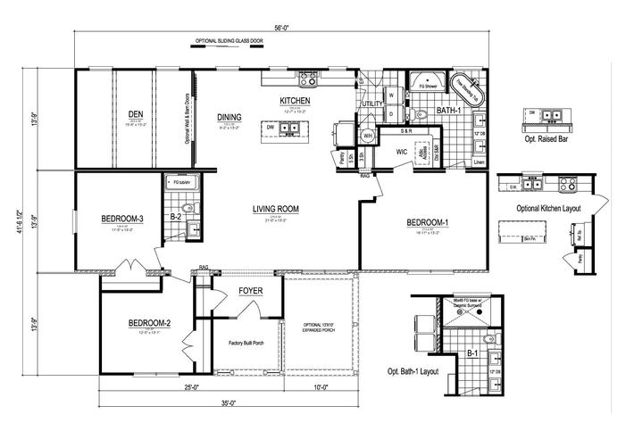 Logan | 3 bedroom, 2 bathroom, 2058 sqft home | Built by Cavco - Martinsville in Martinsville, VA.