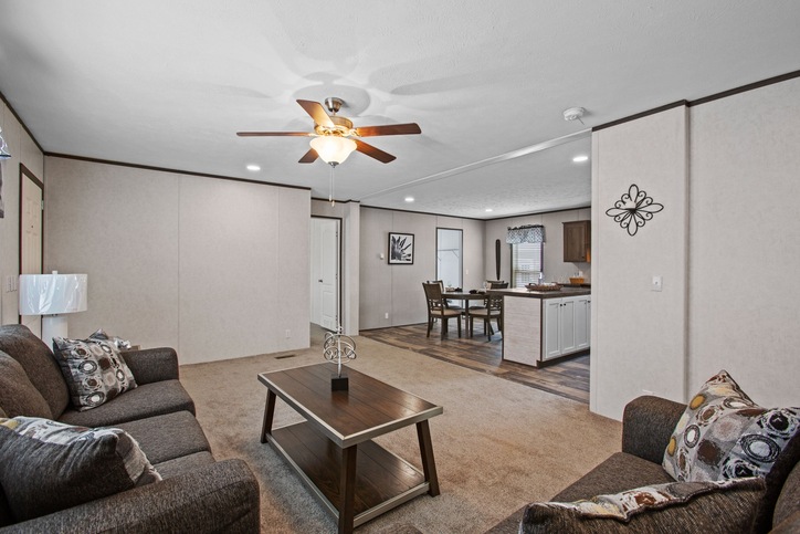 Express 28443W | 3 bedroom, 2 bathroom, 1173 sqft home | Built by Cavco - Lafayette in Lafayette, TN.