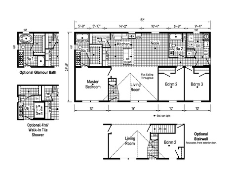 Eastland Concepts 28523D | 3 bedroom, 2 bathroom, 1387 sqft home. Built by Cavco - Shippenville in Shippenville, PA