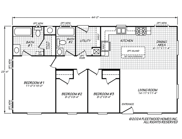 Canyon Lake 24443D Manufactured Home from Fleetwood Homes, Mesa, AZ ...