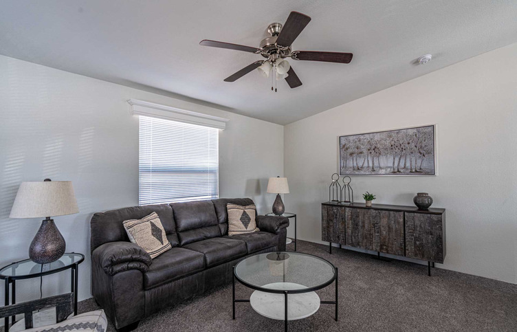 Canyon Lake 24443D | 3 bedroom, 2 bathroom, 1026 sqft home | Built by Cavco - Riverside in Riverside, CA.