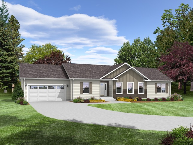 Classic 28523AM | 3 bedroom, 2 bathroom, 1585 sqft home. Built by Cavco - Manorwood in Emlenton, PA.
