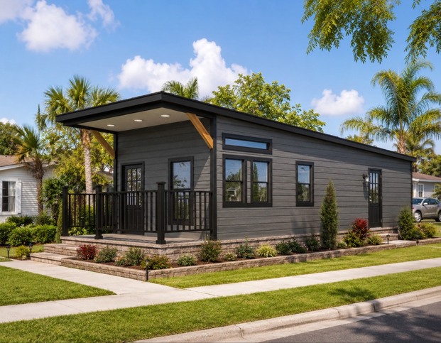 Eagle 13291A | 1 bedroom, 1 bathroom, 377 sqft home | Built by Cavco - Ocala in Ocala, FL.