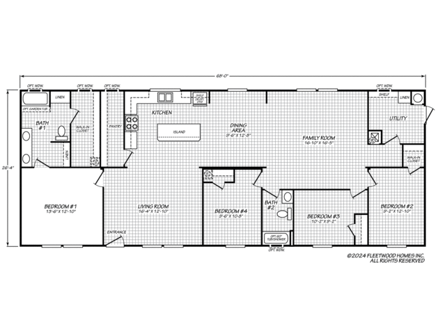 The Summit 28684B Manufactured Home from Fleetwood Homes, Florence, SC ...