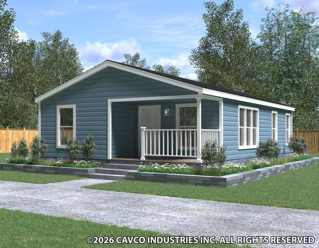 Falcon 24402A | 2 bedroom, 2 bathroom, 971 sqft home | Built by Cavco - Ocala in Ocala, FL.