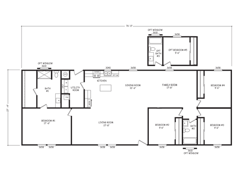 Velocity 28764A | 4 bedroom, 3 bathroom, 2026 sqft home | Built by Cavco - Goodyear in Goodyear, AZ.