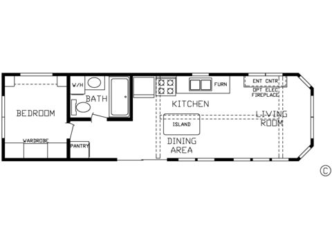 Country Manor Park Model 100147T | 1 bedroom, 1 bathroom, 399 sqft home. Built by Cavco - Nappanee in Nappanee, IN.