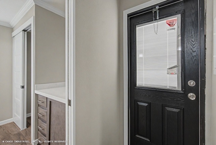 Hawk 13382A | 2 bedroom, 1 bathroom, 499 sqft home | Built by Cavco - Ocala in Ocala, FL.