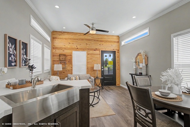 Hawk 13382A | 2 bedroom, 1 bathroom, 499 sqft home | Built by Cavco - Ocala in Ocala, FL.