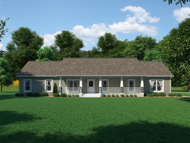 Greenfield 32764A | 4 bedroom, 2 bathroom, 2280 sqft home | Built by Cavco - Crouse in Crouse, NC.