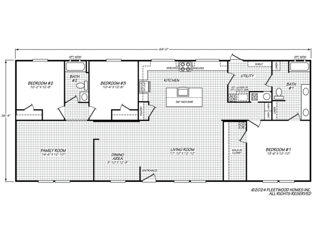 The Summit 28643B Manufactured Home from Fleetwood Homes, a Cavco Company