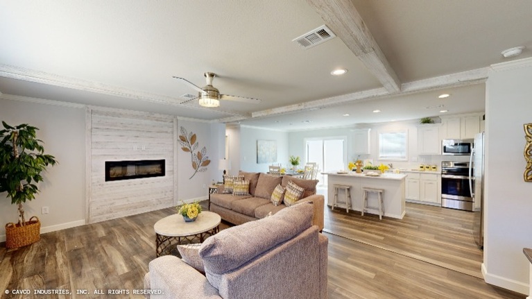 Princess 28563A | 3 bedroom, 2 bathroom, 1530 sqft home. Built by Cavco - Lake Arlington in Fort Worth, TX.