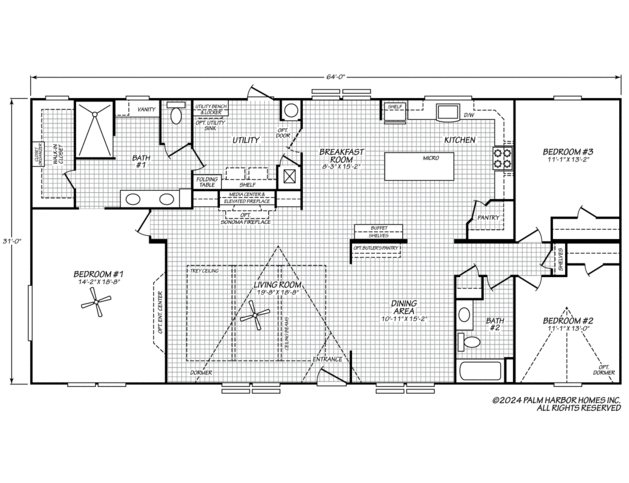 Vintage Farmhouse 32643C Manufactured Home from Palm Harbor Homes ...