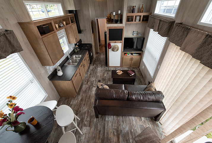 Cavco 150 190004 Park Model | 1 bedroom, 1 bathroom, 387 sqft home. Built by Cavco - Nappanee in Nappanee, IN.