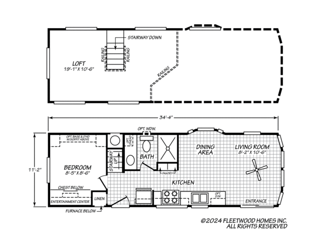 Rise 12351E Park Model from Fleetwood Homes, a Cavco Company