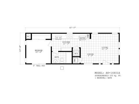 Accessory Dwelling Unit 14401A | 1 bedroom, 1 bathroom, 533 sqft home. Built by Cavco - Phoenix in Phoenix, AZ