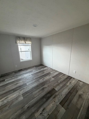 Guest bedroom with walk in closet