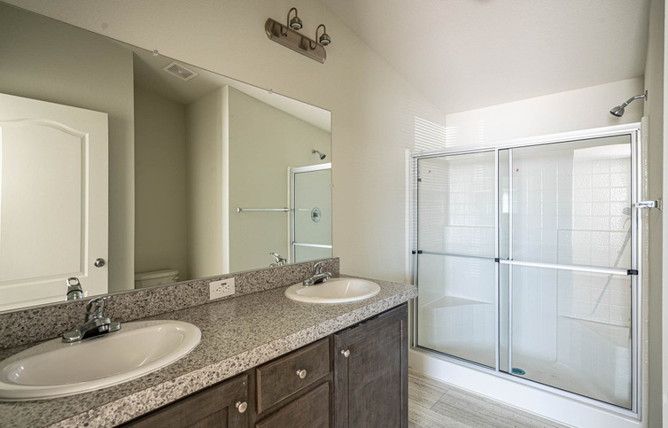 Canyon Lake 24483E | 3 bedroom, 2 bathroom, 1120 sqft home | Built by Cavco - Riverside in Riverside, CA.