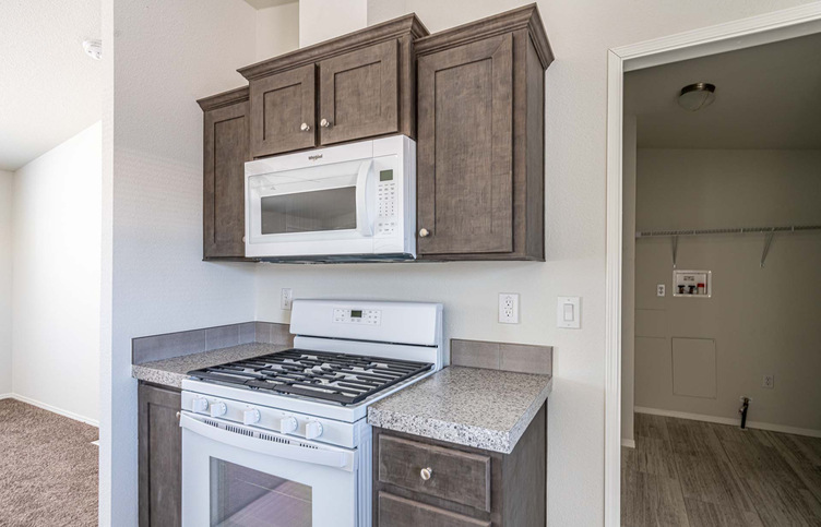 Canyon Lake 24483E | 3 bedroom, 2 bathroom, 1120 sqft home | Built by Cavco - Riverside in Riverside, CA.