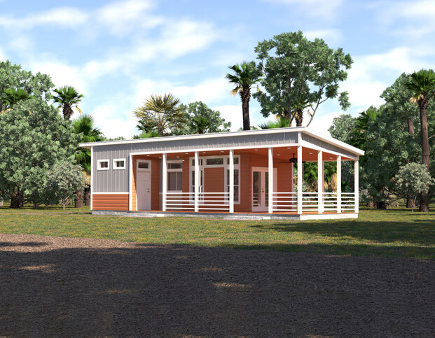 Eagle 15461A | 1 bedroom, 1 bathroom, 393 sqft home | Built by Cavco - Ocala in Ocala, FL.