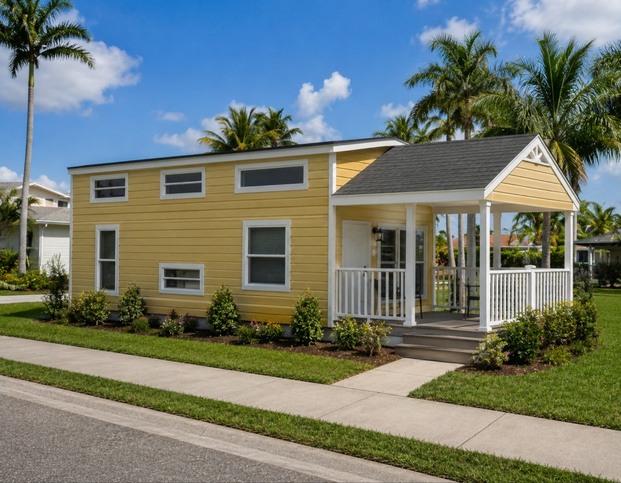 Eagle 13291P | 2 bedroom, 1 bathroom, 395 sqft home | Built by Cavco - Ocala in Ocala, FL.