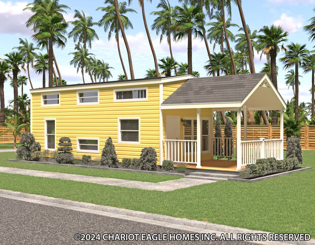 Eagle 13291P | 2 bedroom, 1 bathroom, 395 sqft home | Built by Cavco - Ocala in Ocala, FL.