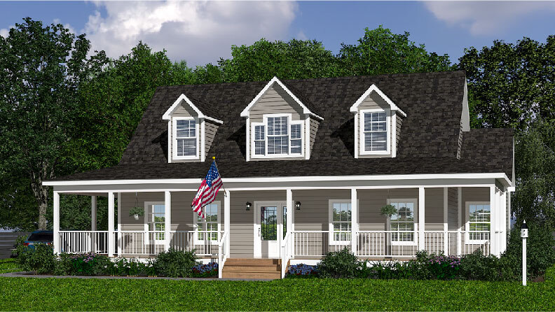 3 Bed Modular Home (Cape Cod) for Sale - Glendale Cape