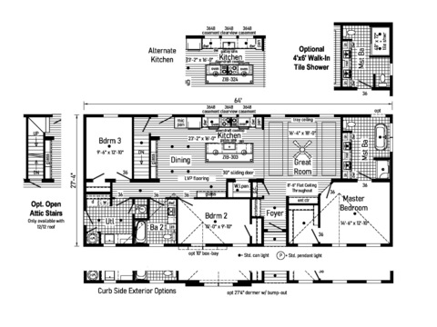 La Bella Casa 28643DM | 3 bedroom, 2 bathroom, 1749 sqft home. Built by Cavco - Emlenton in Emlenton, PA