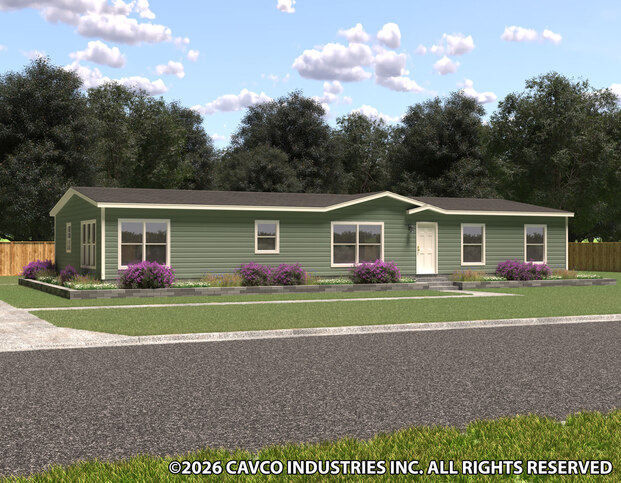 Country Manor 32664J | 4 bedroom, 2 bathroom, 1980 sqft home | Built by Cavco - Rocky Mount in Rocky Mount, VA.