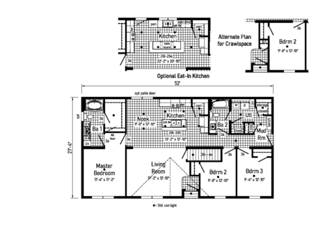 Limited 28523AM | 3 bedroom, 2 bathroom, 1412 sqft home. Built by Cavco - Manorwood in Emlenton, PA.