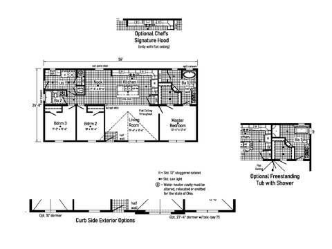Oakdale | 3 bedroom, 2 bathroom, 1493 sqft home | Built by Cavco - Goshen in Goshen, IN.