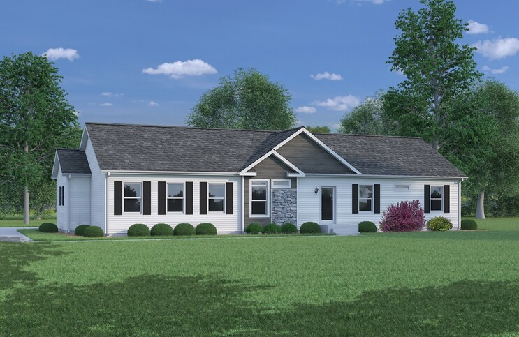 Grand 28683AM | 3 bedroom, 2 bathroom, 1856 sqft home. Built by Cavco - Manorwood in Emlenton, PA.