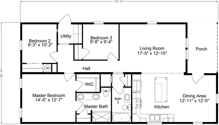 The Pebble Beach | 3 bedroom, 2 bathroom, 1387 sqft home. Built by Cavco - Plant City in Plant City, FL.
