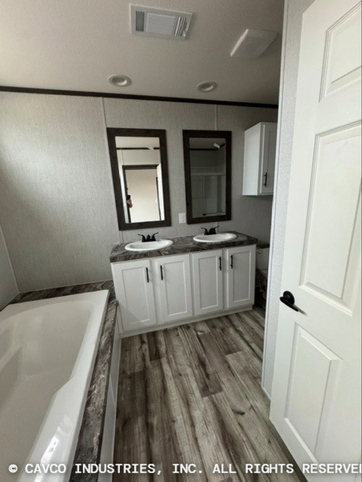 Landmark 16763E | 3 bedroom, 2 bathroom, 1178 sqft home | Built by Cavco - Waco in Waco, TX.