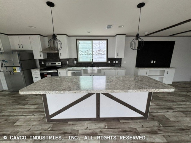Landmark 16763E | 3 bedroom, 2 bathroom, 1178 sqft home | Built by Cavco - Waco in Waco, TX.