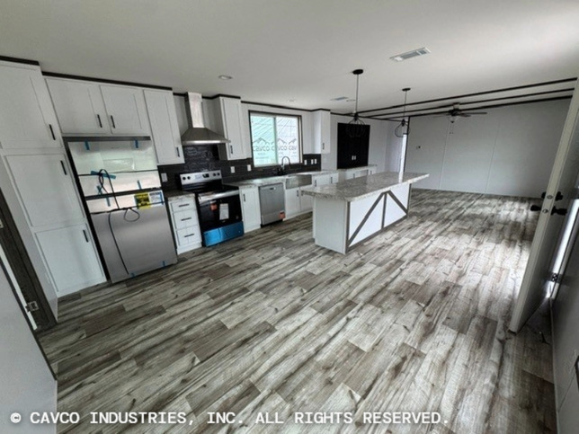 Landmark 16763E | 3 bedroom, 2 bathroom, 1178 sqft home | Built by Cavco - Waco in Waco, TX.