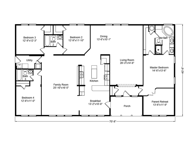 Mt Everest 42714A Manufactured Home from Palm Harbor Homes, a Cavco Company