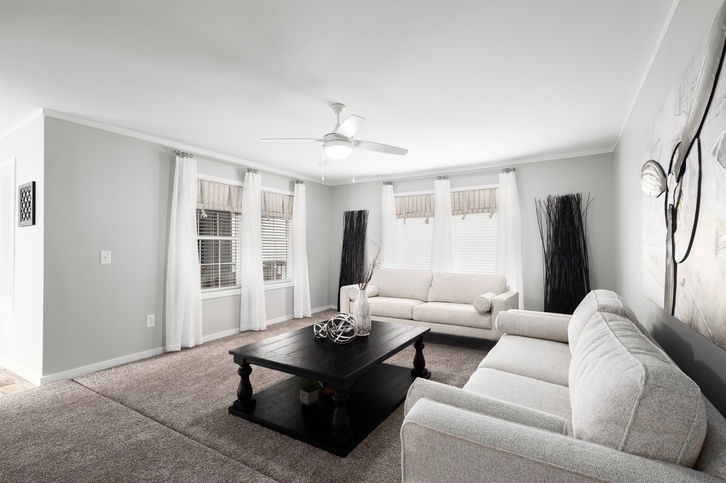 Deercreek Allure 28683A| 3 bedroom, 3 bathroom, 1813 sqft home. Built by Cavco - Shippenville in Shippenville, PA.