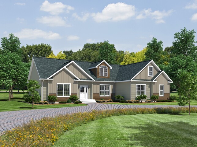 Elite 4 46644A | 4 bedroom, 2 bathroom, 2223 sqft home | Built by Cavco - Crouse in Crouse, NC.