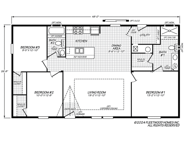 Pure Homes 28483U Manufactured Home from Fleetwood Homes, a Cavco Company