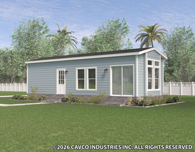 Hawk Elite 13381E | 1 bedroom, 1 bathroom, 498 sqft home | Built by Cavco - Ocala in Ocala, FL.