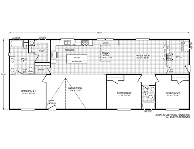 Bruneau 28683N Manufactured Home from Fleetwood Homes, a Cavco Company