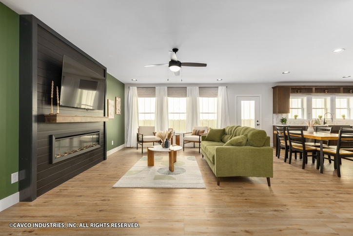Binkley 32643AM | 3 bedroom, 2 bathroom, 2203 sqft home. Built by Cavco - Manorwood in Emlenton, PA.