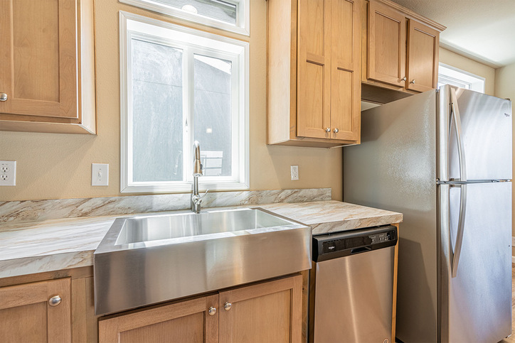 Evergreen 24342E | 2 bedroom, 1 bathroom, 793 sqft home | Built by Cavco - Woodburn in Woodburn, OR.