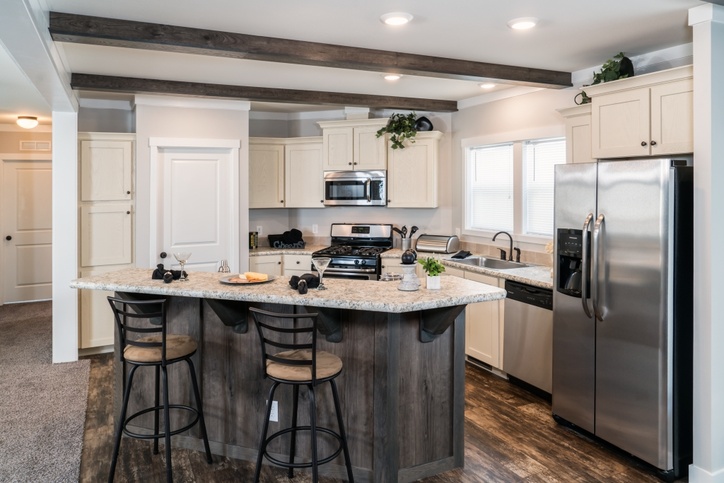 Westlake Ranch 28563A | 3 bedroom, 2 bathroom, 1493 sqft home | Built by Cavco -Dorchester in Dorchester, WI.