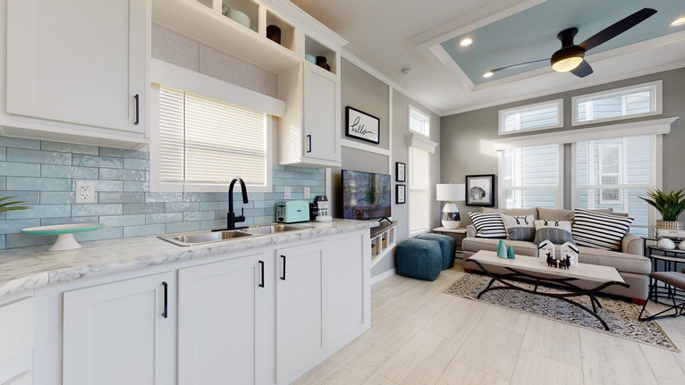 Lake Charles 13361B | 1 bedroom, 1 bathroom, 500 sqft home | Built by Cavco - Ocala in Ocala, FL.